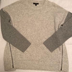 J. Crew Zip Sides Colorblock Sweater Size M